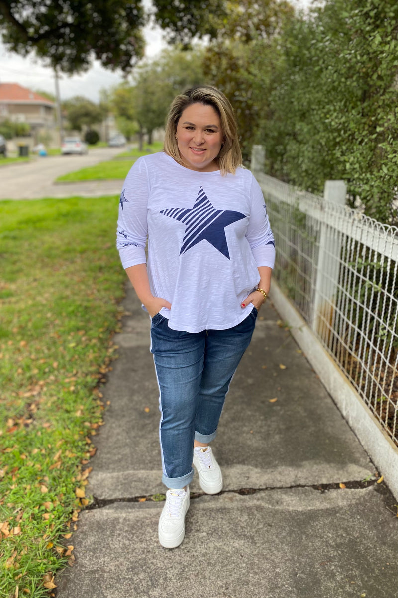 Dark blue 2025 denim joggers