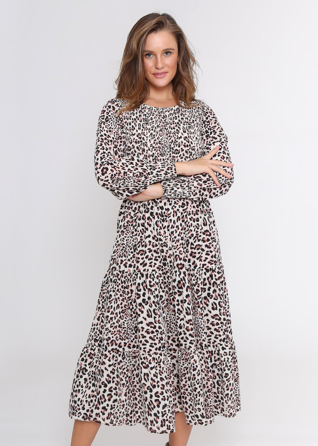 Phoenix Dress - Cheetah Print