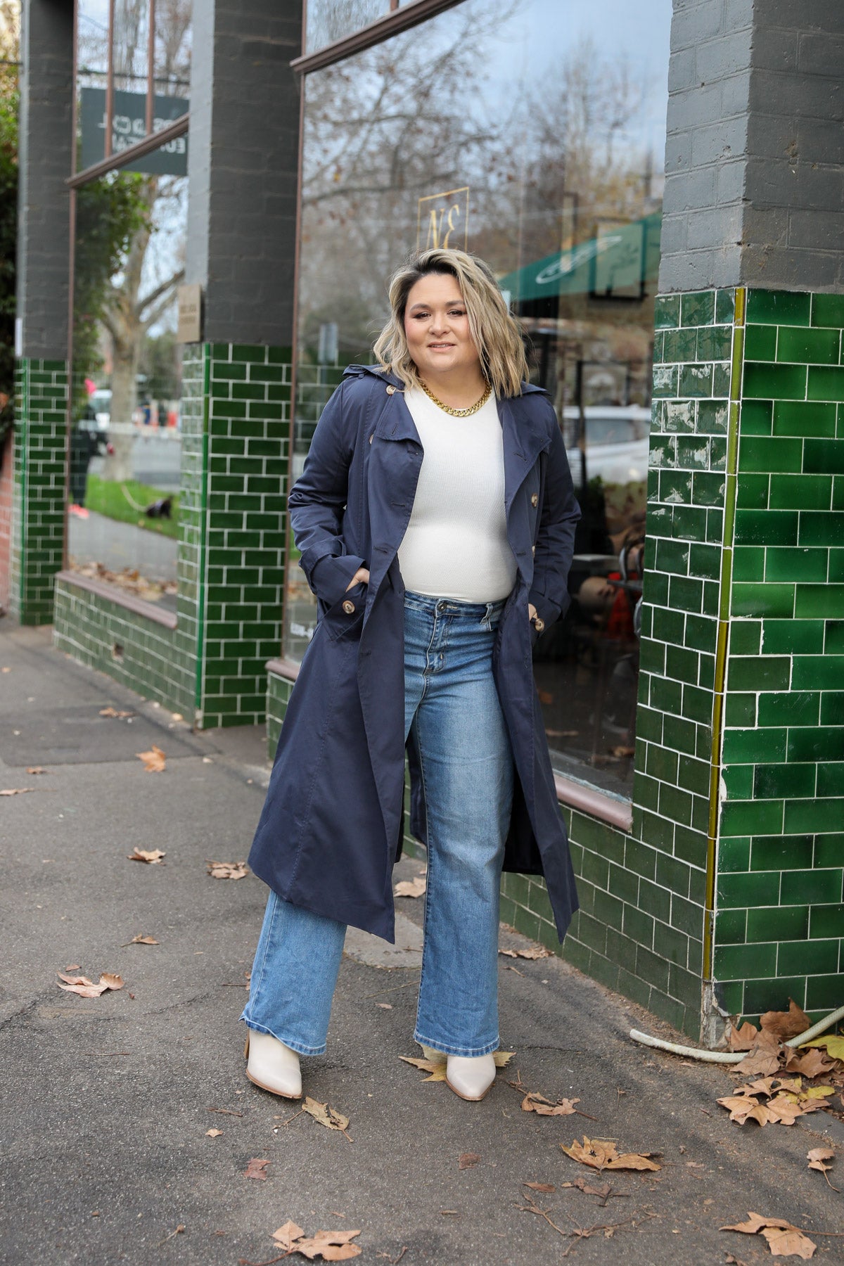 Trench Coat - Navy – Zoe Moss