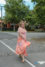 Ira Dress - Orange