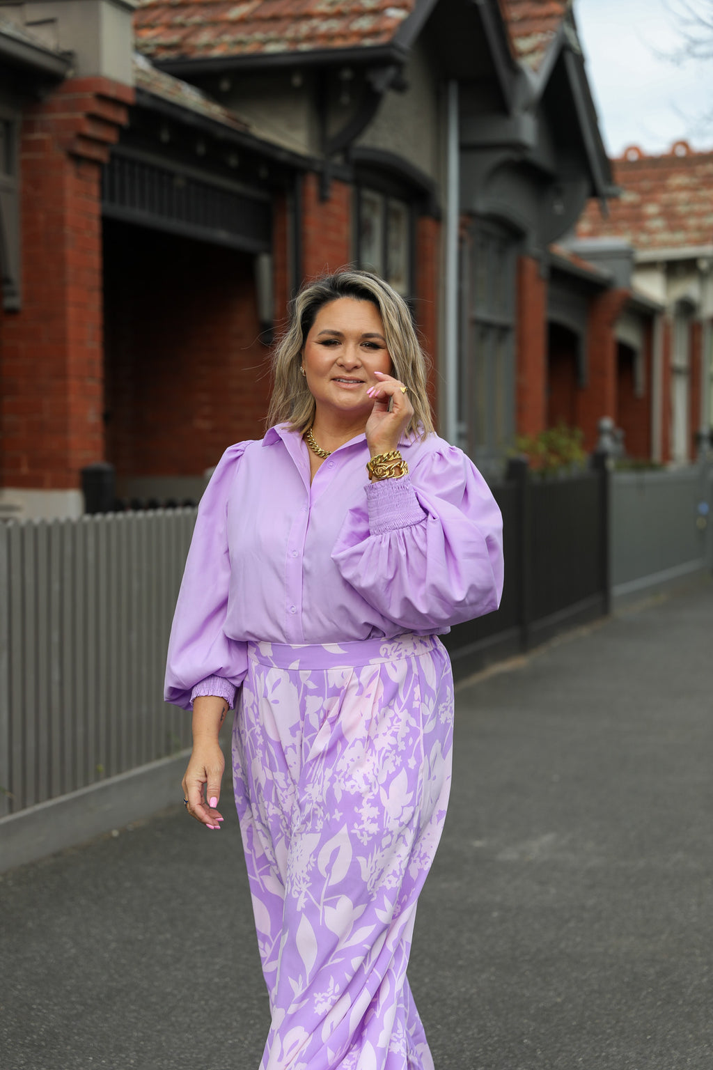 Kate Shirt - Purple