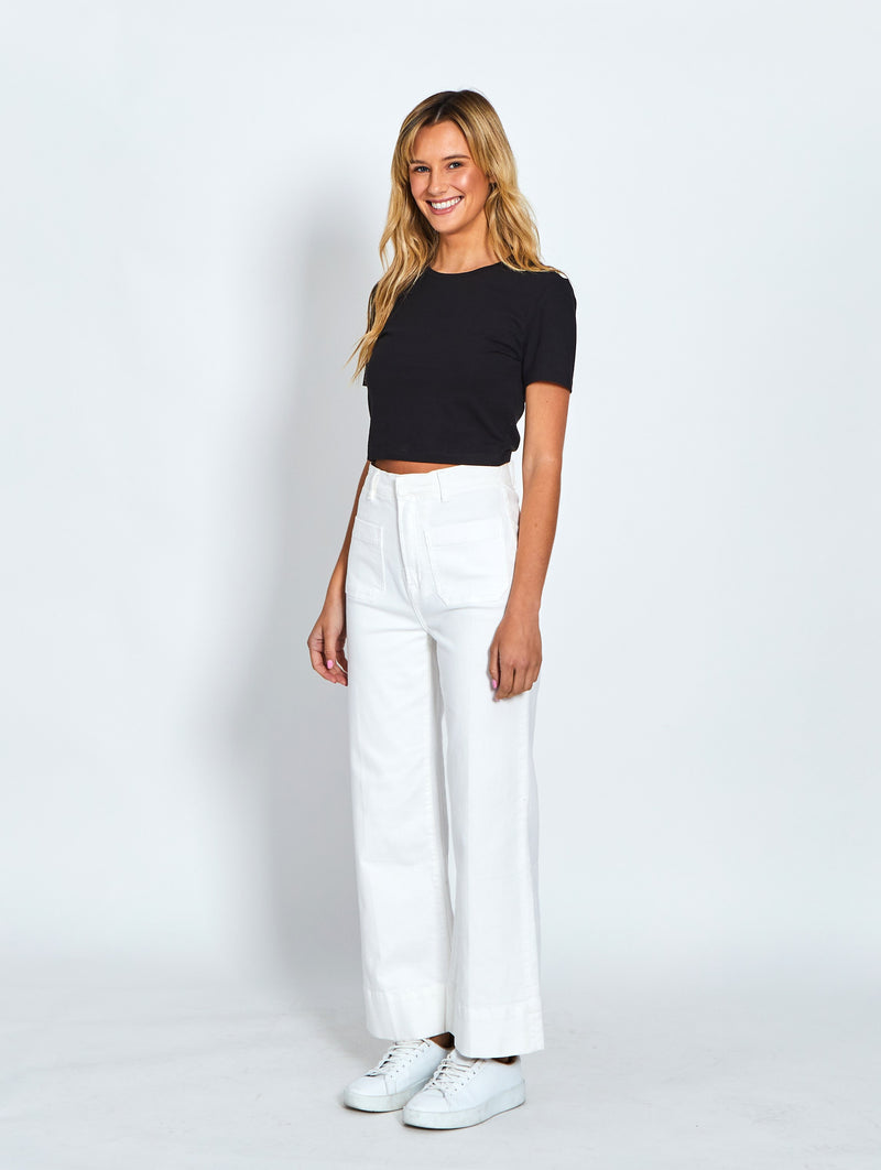 Milan Flare Jeans - White