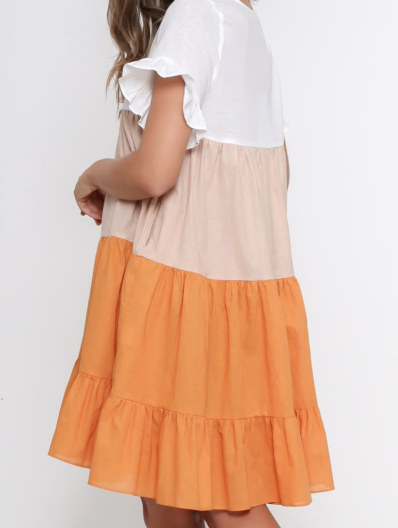 Zora Dress - Orange