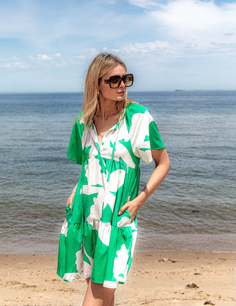 Camila Dress - Green  Zoe Moss