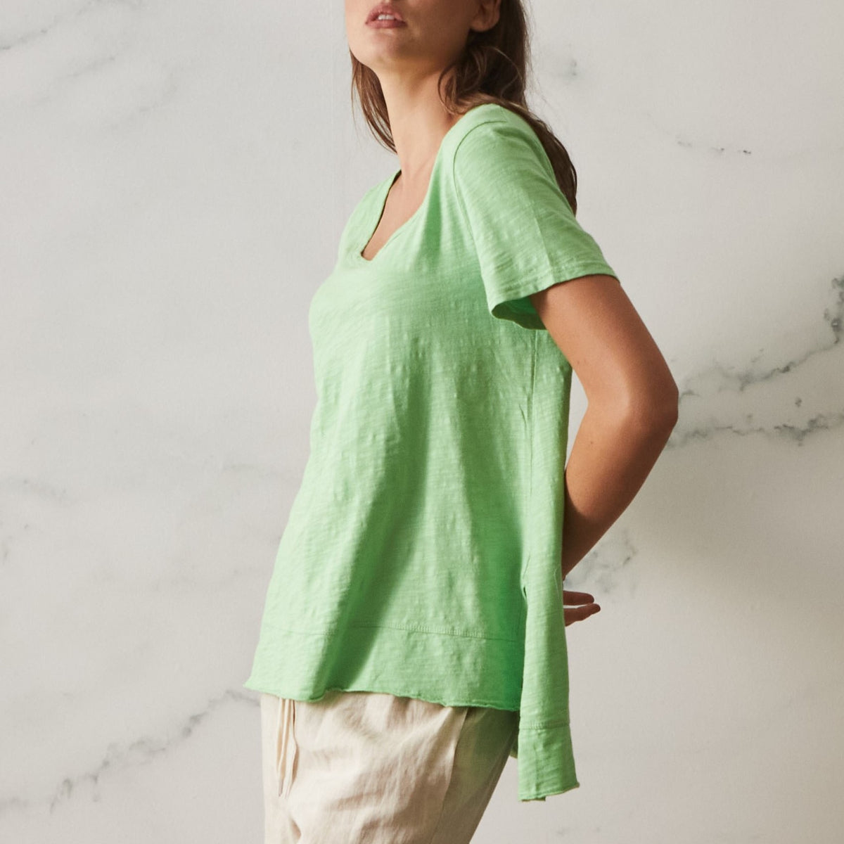 Haley Tee - Green – Zoe Moss