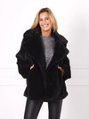 Celeste Jacket Deluxe Faux Fur - Black