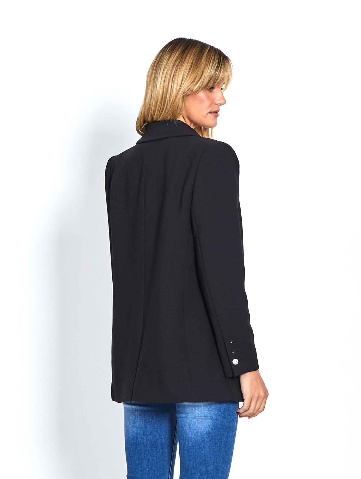 Boyfriend Blazer Black Zoe Moss