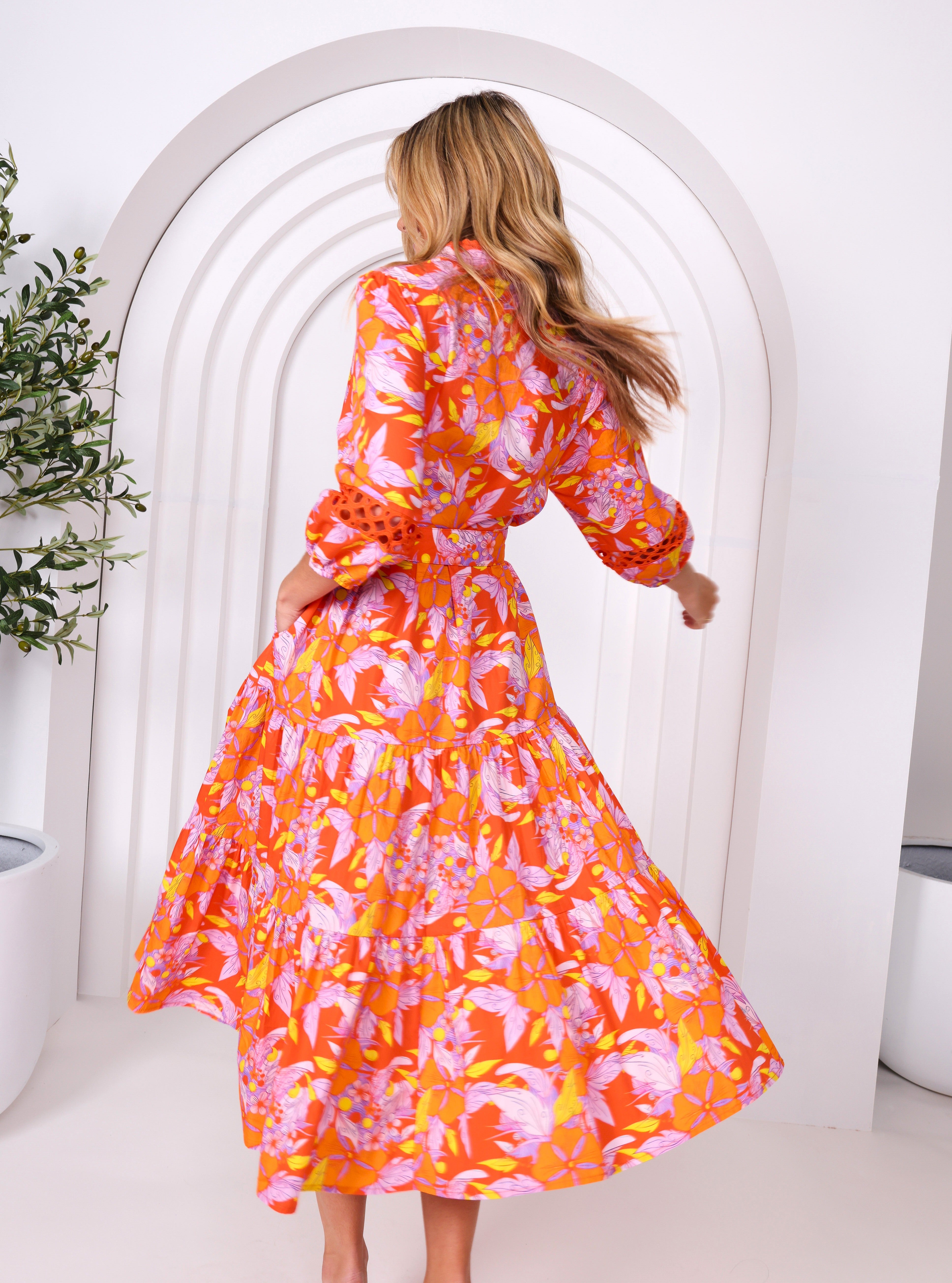 Dior Dress - Floral – Zoe Moss