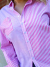 Ellen Shirt - Pink Stripe