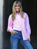 Ellen Shirt - Pink Stripe