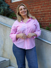 Ellen Shirt - Pink Stripe