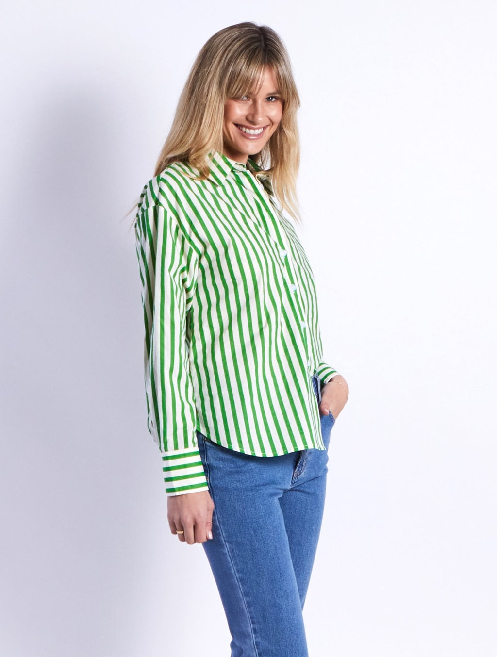 Ralph Shirt - Green Stripe