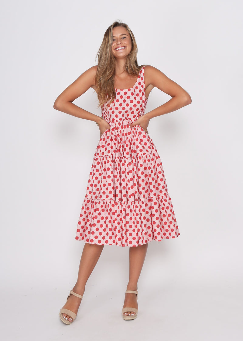 Sleeveless Linen Blend Dress