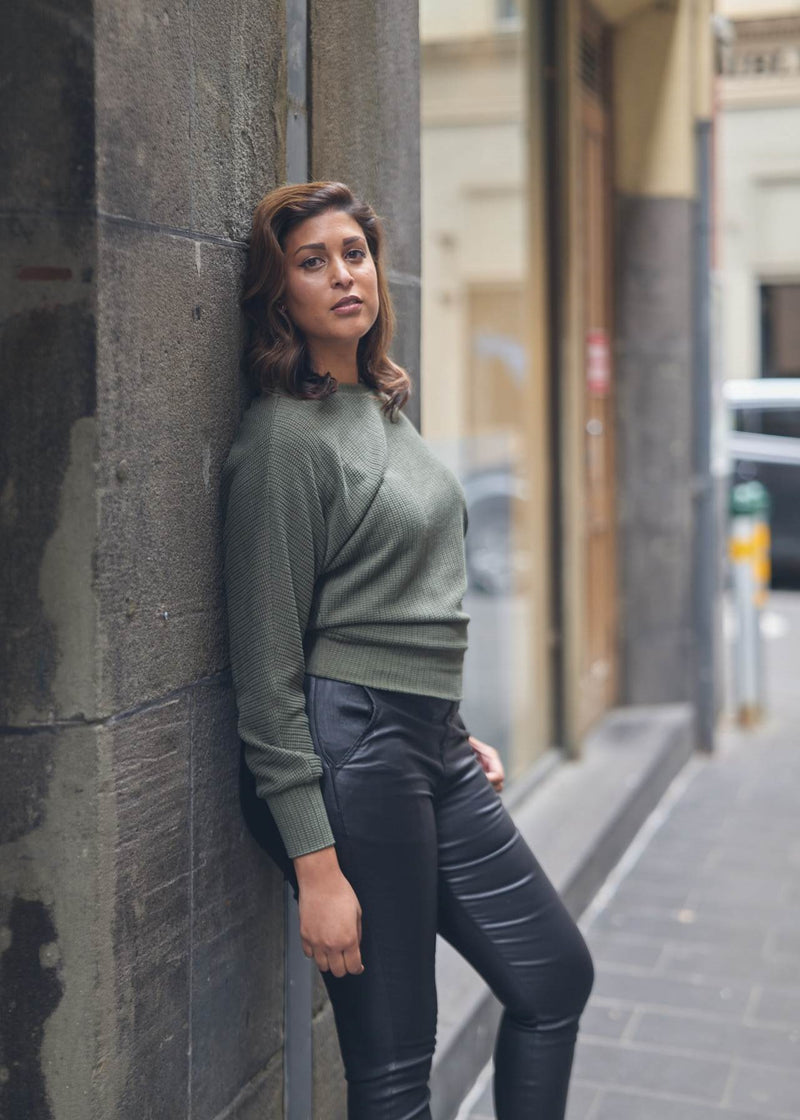 Lightweight Knit - Khaki