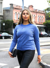 Kyra Lurex Top - Blue