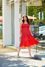 Lina Dress - Red Polka Dot