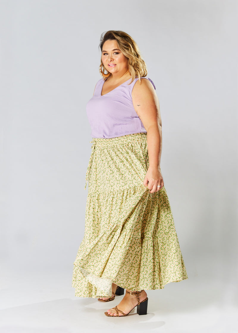 Ditsy floral 2024 maxi skirt