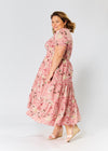 Phoenix Short Sleeve Dress - Pink Print
