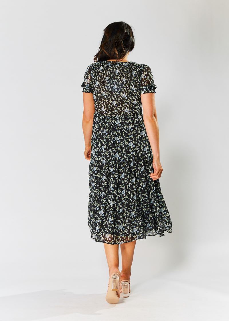 Phoenix Short Sleeve Dress - Navy