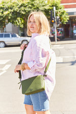 Katie Flap Crossbody Bag - Olive