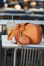 Hayley Crossbody Bag - Camel