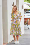 AVERY DRESS - YELLOW FLORAL