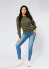 Lightweight Knit - Khaki