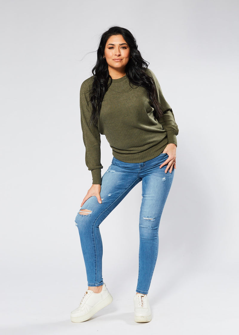 Lightweight Knit - Khaki