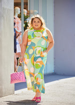 Tie Waist Jumpsuit - Citrus Burst