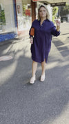 Claire Dress - Navy