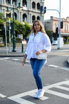 Adele Linen Shirt - White