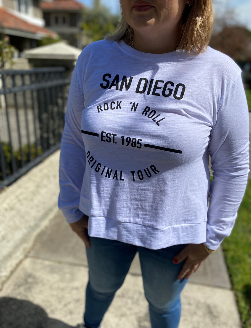 San Diego Tee -White
