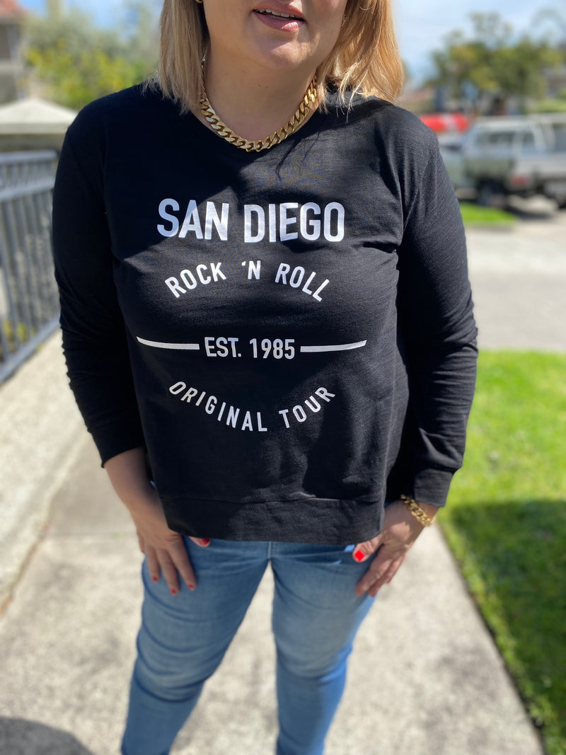 San Diego Tee -Black