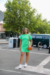 Kali Sweat Dress - Green
