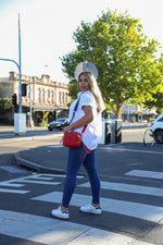 Mila Crossbody Bag - Red