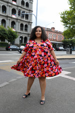 Byron Dress - Orange Print